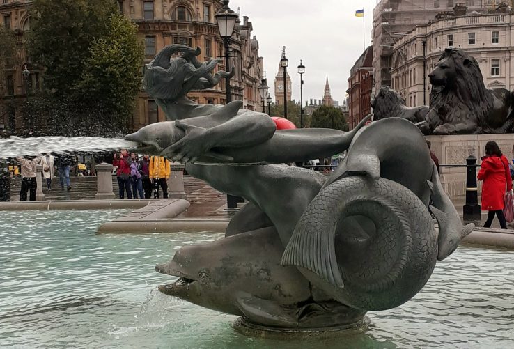 Trafalgar Square, centro nevralgico di Londra