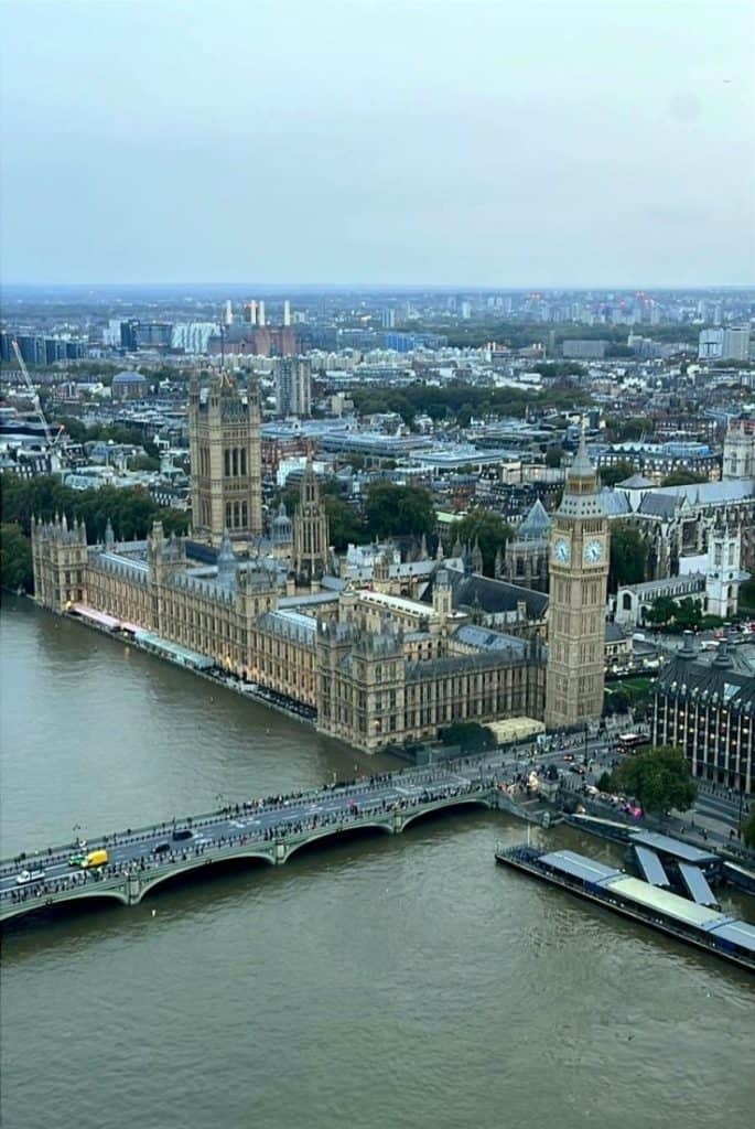 Londra dal London Eye